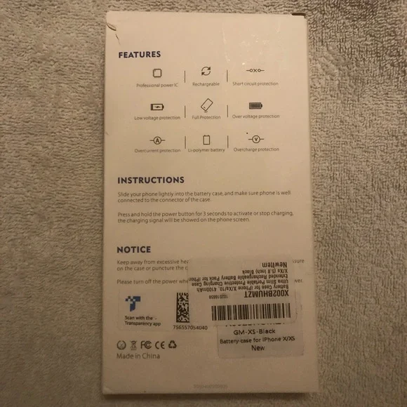 IPhone X/XS/10 Battery Case 🔋 - Picture 2 of 4